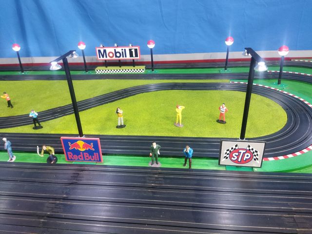 Scalextric ninco iluminación circuito 