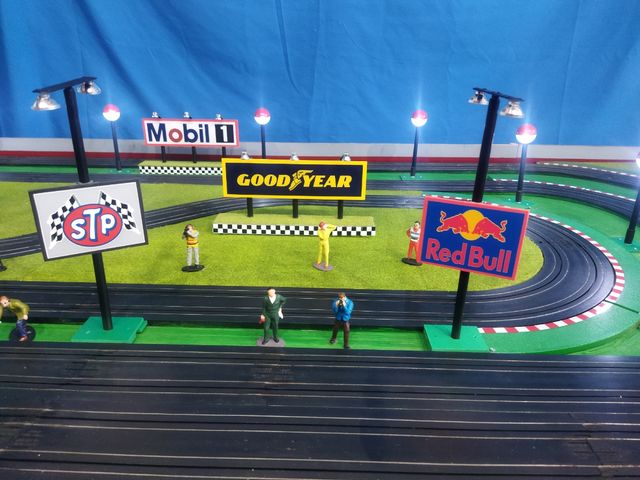 Scalextric ninco iluminación circuito 
