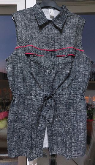 Camisa sin mangas 