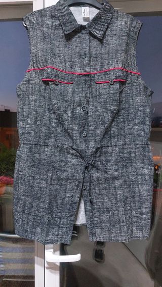 Camisa sin mangas 