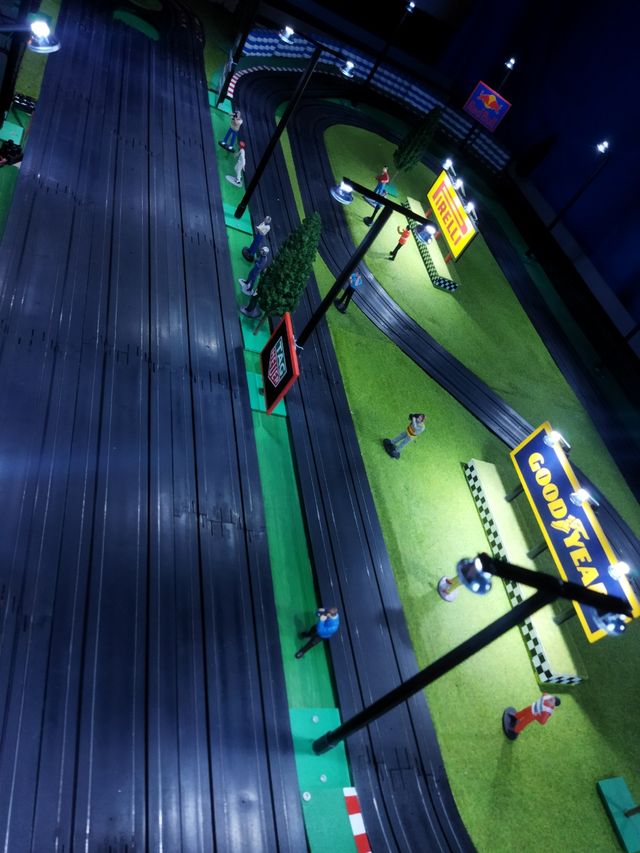 Scalextric ninco iluminación circuito 