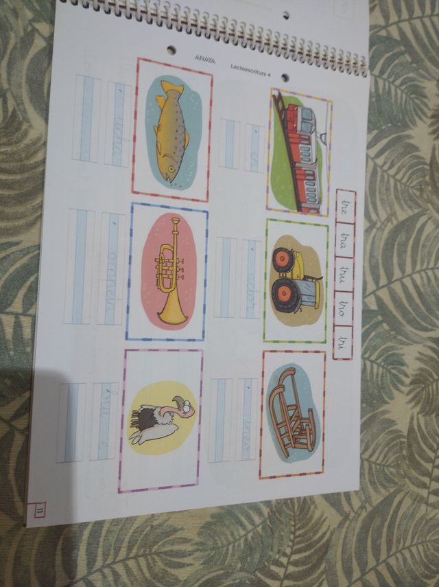 Lectoescritura 4 educación infantil