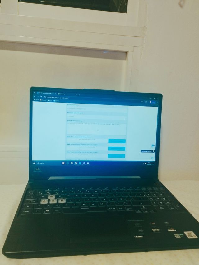 Asus Tuf portátil gamer pro