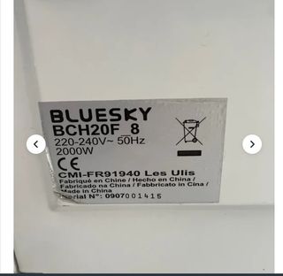 Radiador eléctrico de aire BlueSky