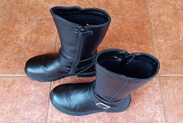 Botas de piel niña N° 32