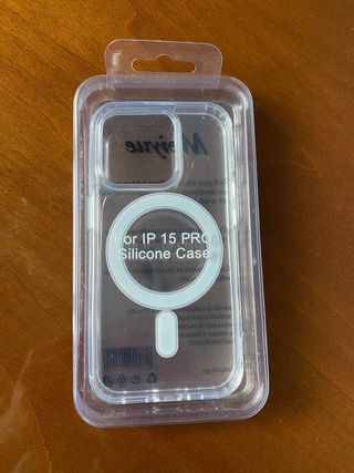 trasparente custodia cellulare iphone 15 pro nuovo