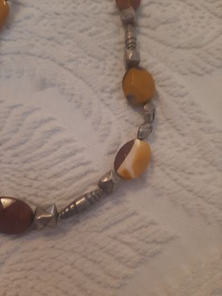 Collar mokaita y plata