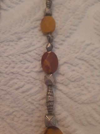 Collar mokaita y plata