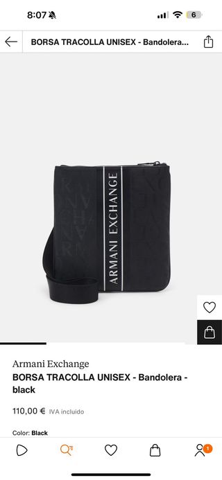 Bandolera Armani Exchange