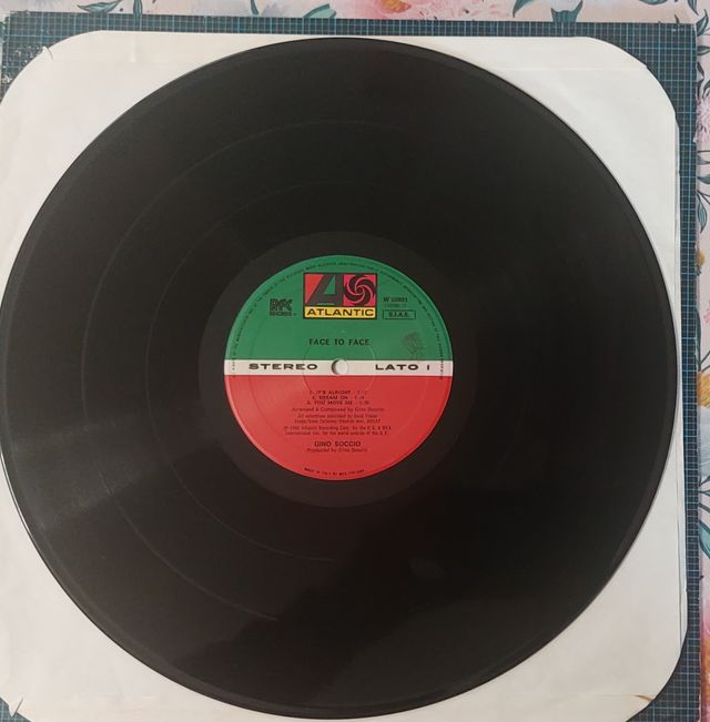 Lp Gino Soccio Face To Face Made Italy