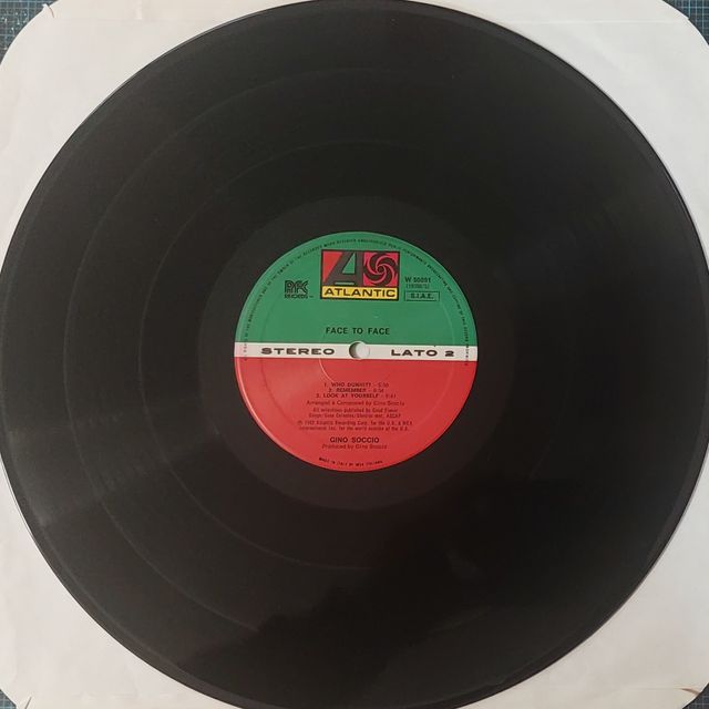 Lp Gino Soccio Face To Face Made Italy