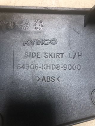 Plastico kymco 64306-khd8-9000