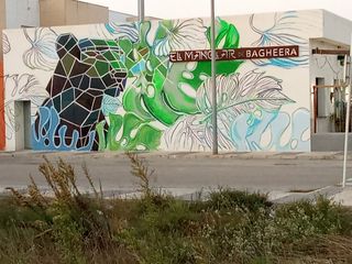 Pintor deco. Grafitero, graffiti, mural