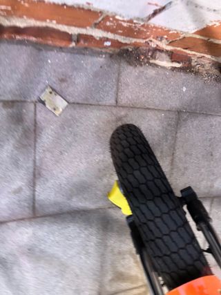 Hanway raw 125 orange cafe racer