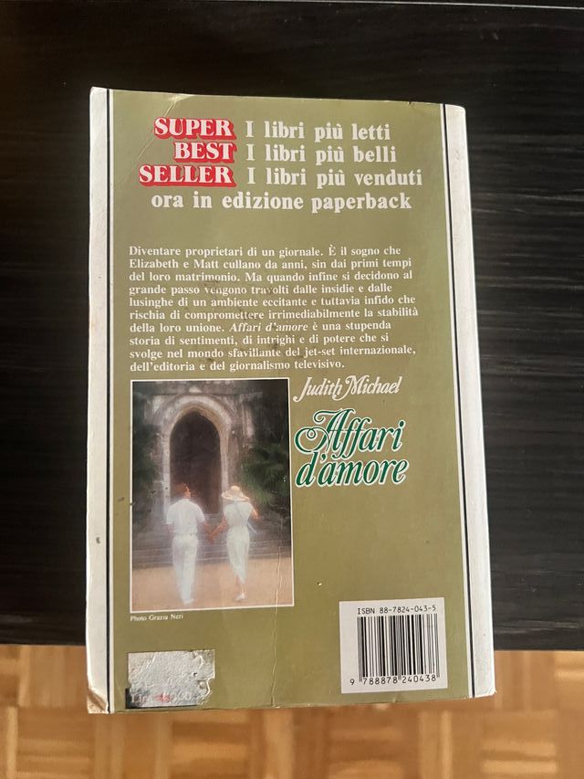 libro "Affari d'amore" di Judith Michael - Sperlin