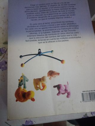 Libro 50000 nombres para tu bebe