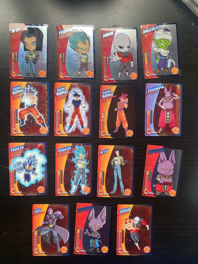 15 Cromos Dragon Ball