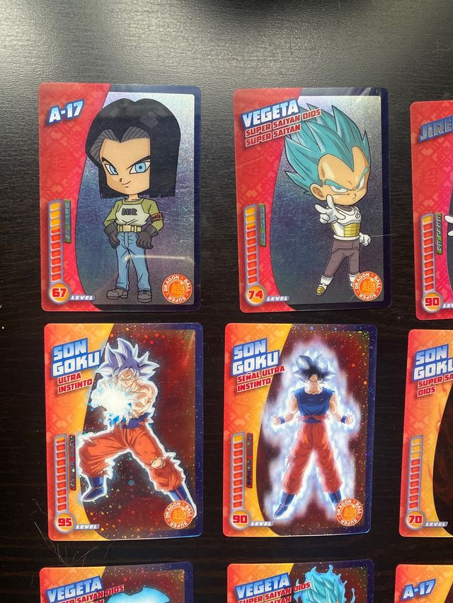 15 Cromos Dragon Ball