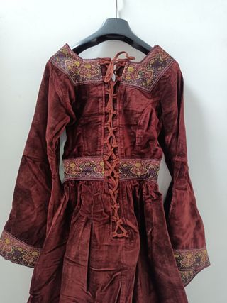 NUEVO VESTIDO MEDIEVAL - LEOANARDO CARBONE T.XS