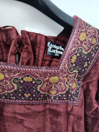 NUEVO VESTIDO MEDIEVAL - LEOANARDO CARBONE T.XS