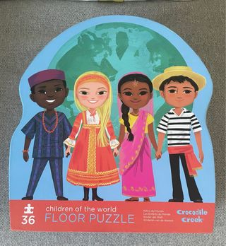 Puzzle de suelo Niños del mundo - 36 pzas.