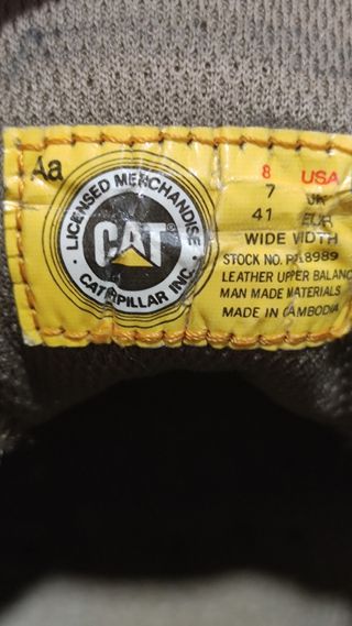 Botines piel CATerpillar 41