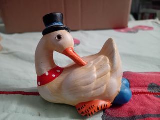 Statuine 3pz bebè + paperella