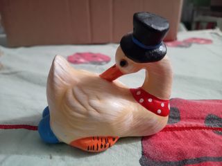 Statuine 3pz bebè + paperella