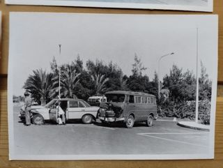 Lote fotografías de accidente de vehículos