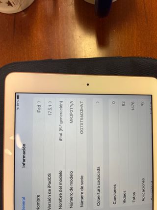 Ipad 6 generacion 128 gb