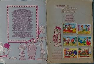 Colección de cromos festival del dibujo animado.