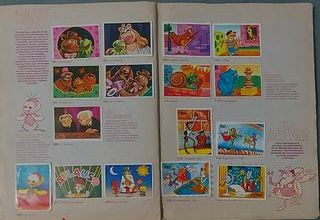 Colección de cromos festival del dibujo animado.