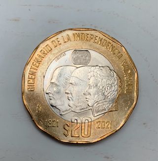Moneda 20pesos MX-Bicentenario de la Independencia