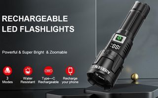 LINTERNA LED TACTICA