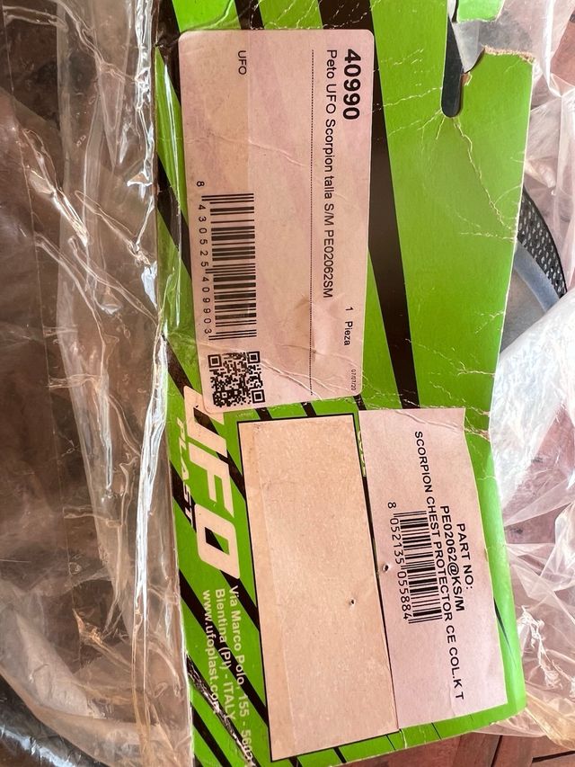 Peto integral motocross