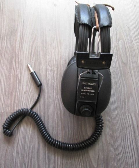 Vecchie cuffie UNITRONIC STEREO HEADPHONES vintage