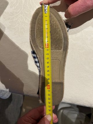 Merceditas Vichy Mi Canesú talla 38 (como una 37)
