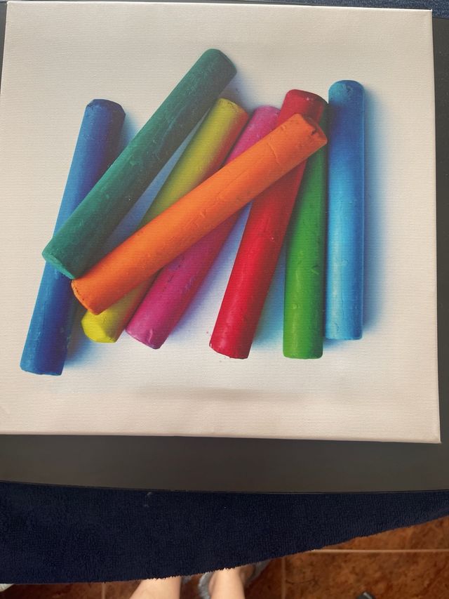 2 Cuadros infantiles y un reloj de pared infantil