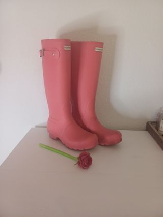 Botas Hunter rojas 38