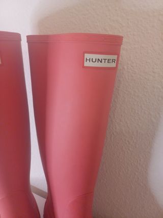 Botas Hunter rojas 38