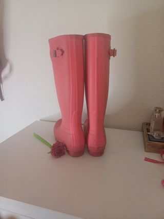 Botas Hunter rojas 38