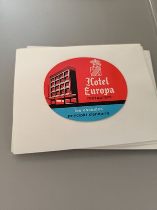 Etiquetas Hotel - ANDORRA