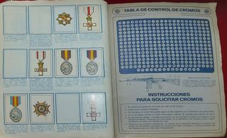 Colección de cromos nuestros ejércitos.