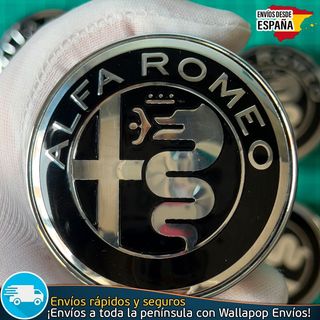 X4 Tapacubos Alfa Romeo 60mm Tapas Para Llantas