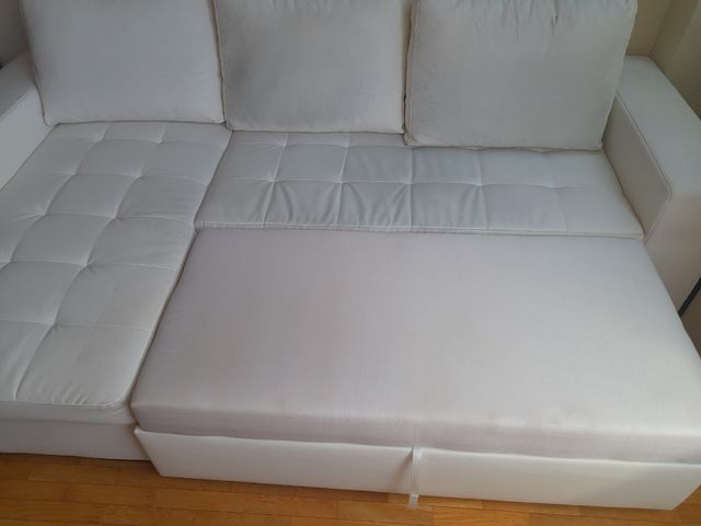 Sofá chaiselongue con cama