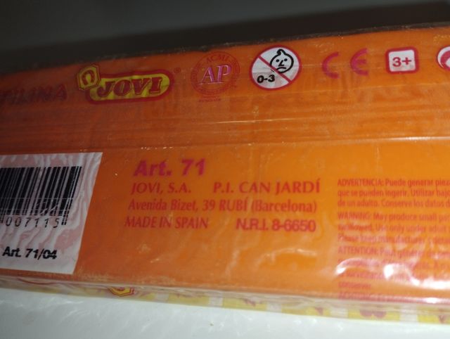 Plastilina mediana Jovi - n71