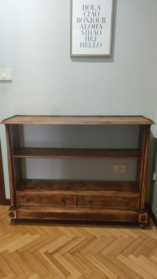 Mueble entrada de madera