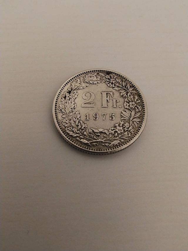 Moneda de 2 francos 1975