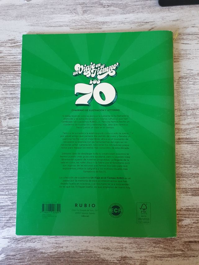 Libro Rubio Un viaje en el tiempo los 70