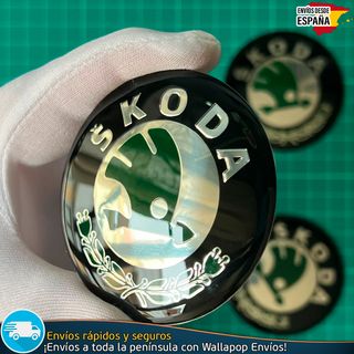 X4 Emblemas Skoda 65mm Pegatinas Tapacubos Llantas